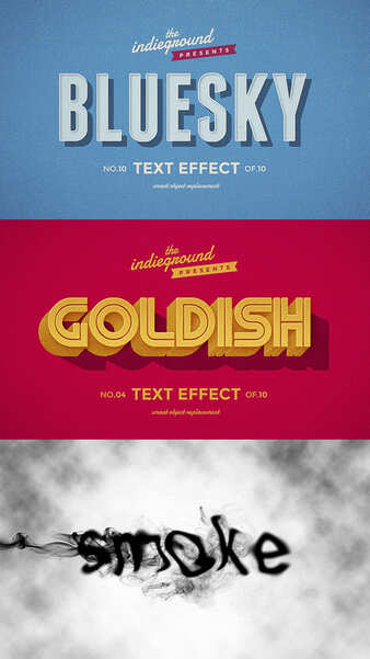 Modelo Efeitos de Texto 3