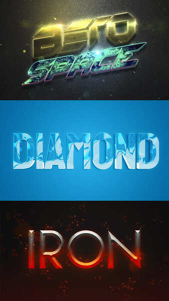 Modelo Efeitos de Texto 4