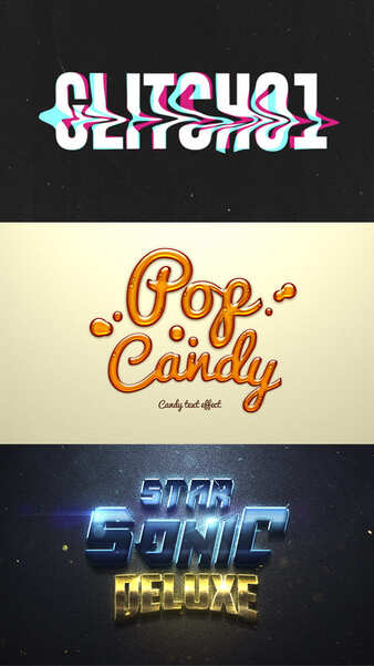 Modelo Efeitos de Texto 5